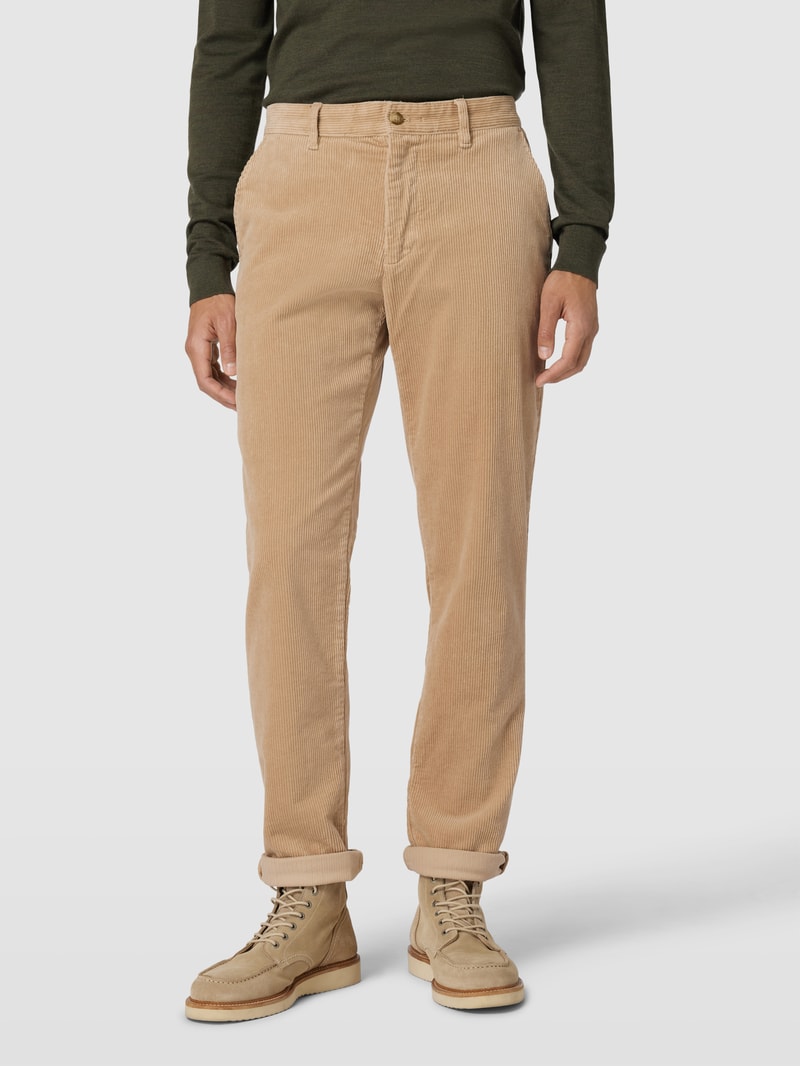 Cordhose mit Stretch-Anteil in sand