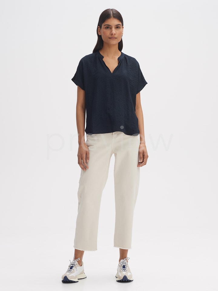 OPUS Bluse in Dunkelblau günstig kaufen