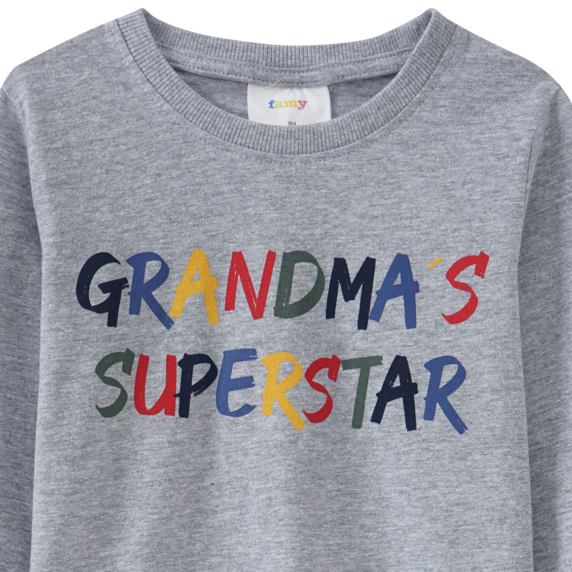 Kinder Langarmshirt mit Message-Print