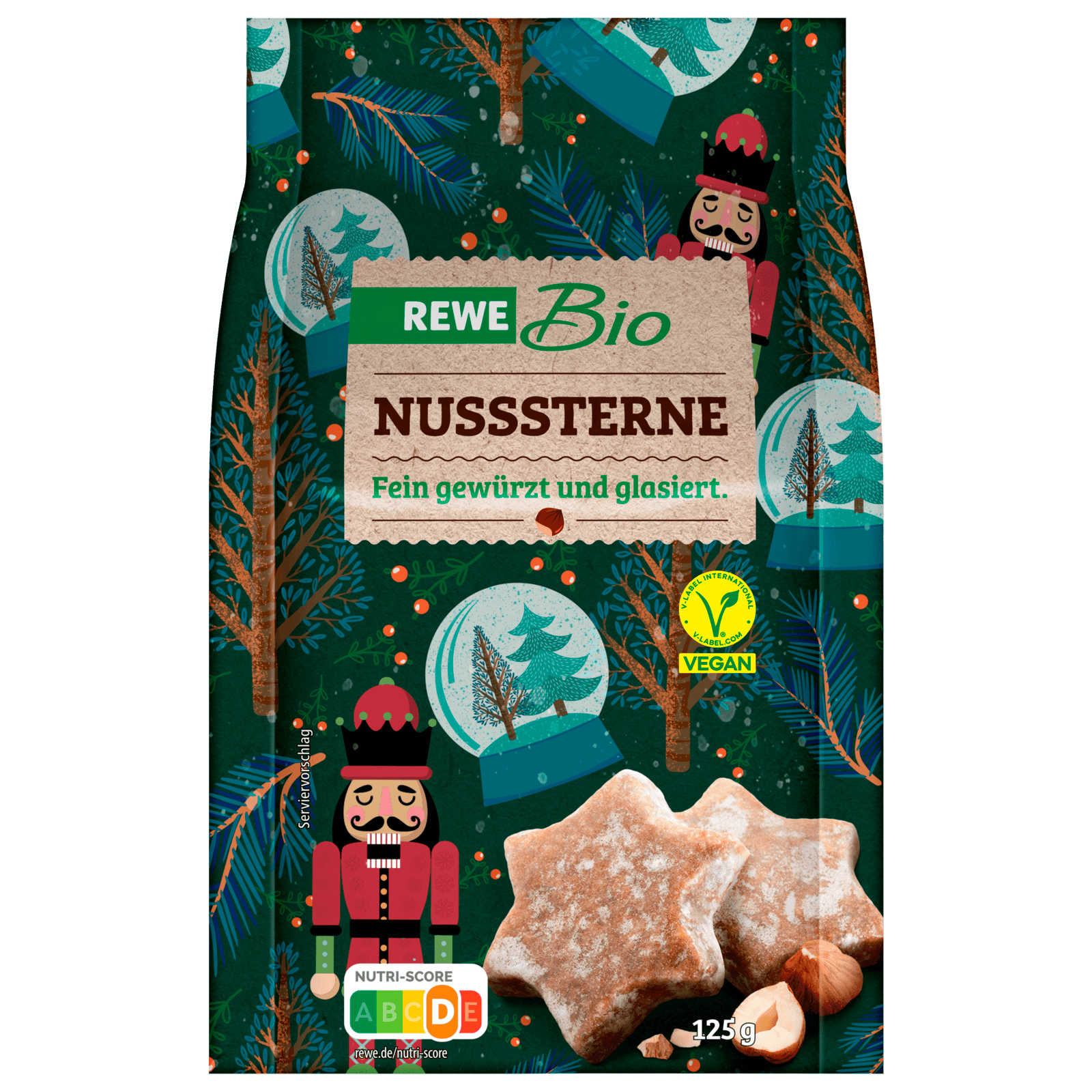 REWE Bio Nusssterne vegan 125g