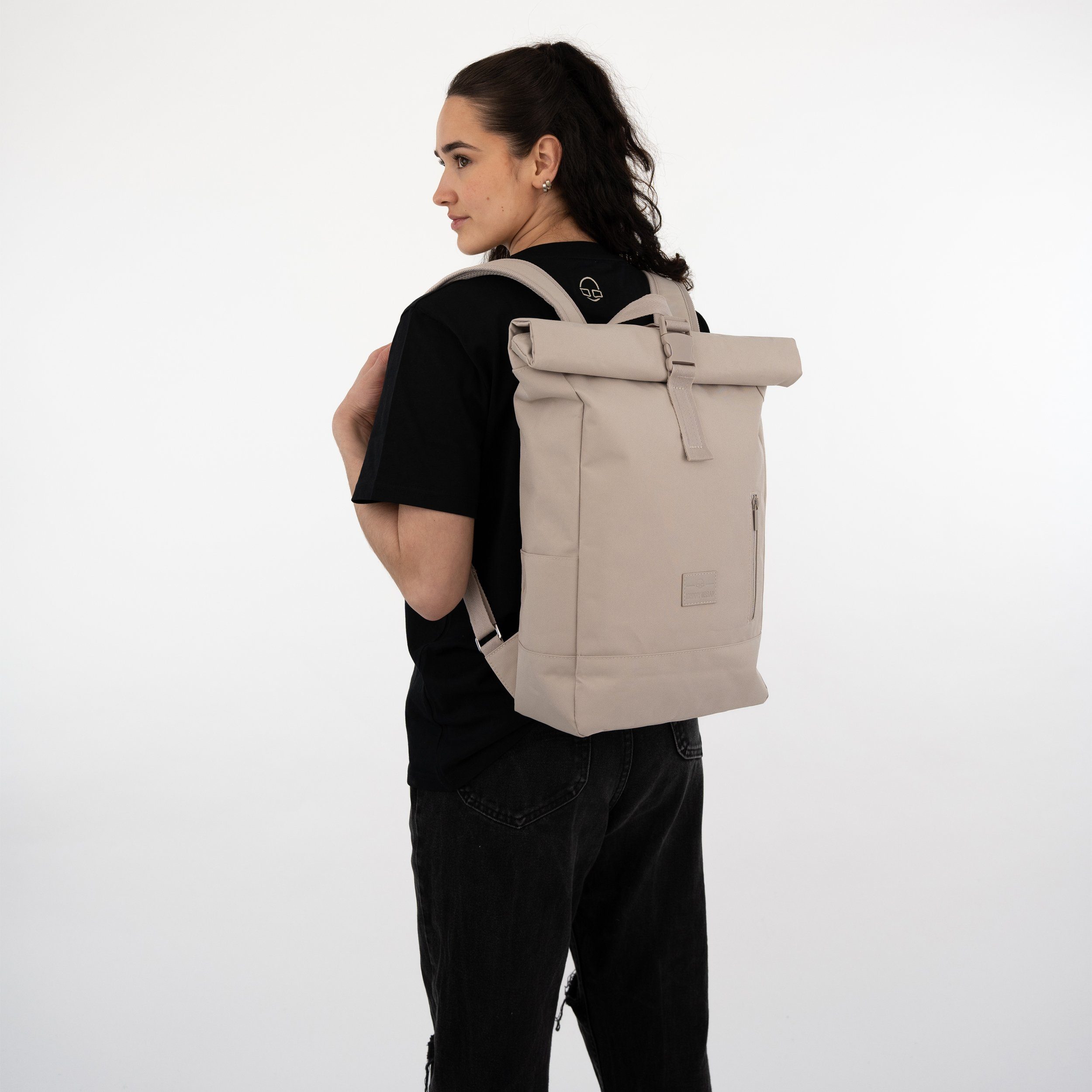 Johnny Urban Cityrucksack Robin Small, Rolltop Damen Herren, Wasserabweisend