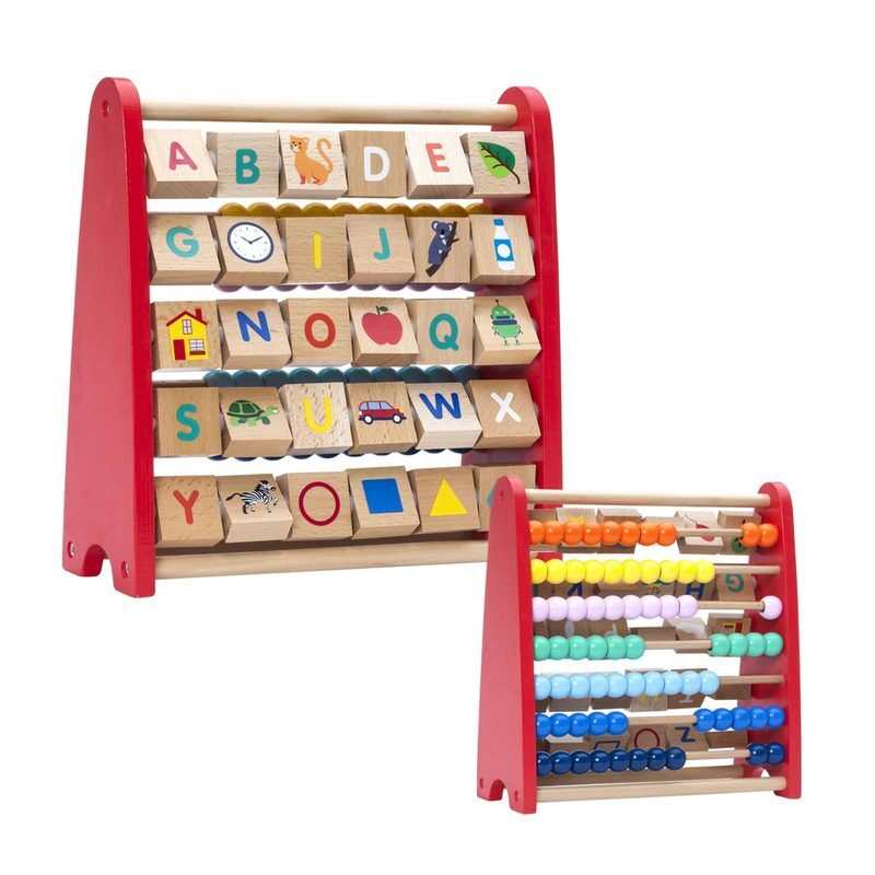 Imagier boulier alphabet 2 en 1 Oxybul