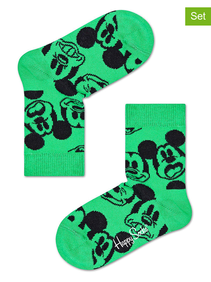 Happy Socks 2er-Set: Socken in Grün günstig kaufen