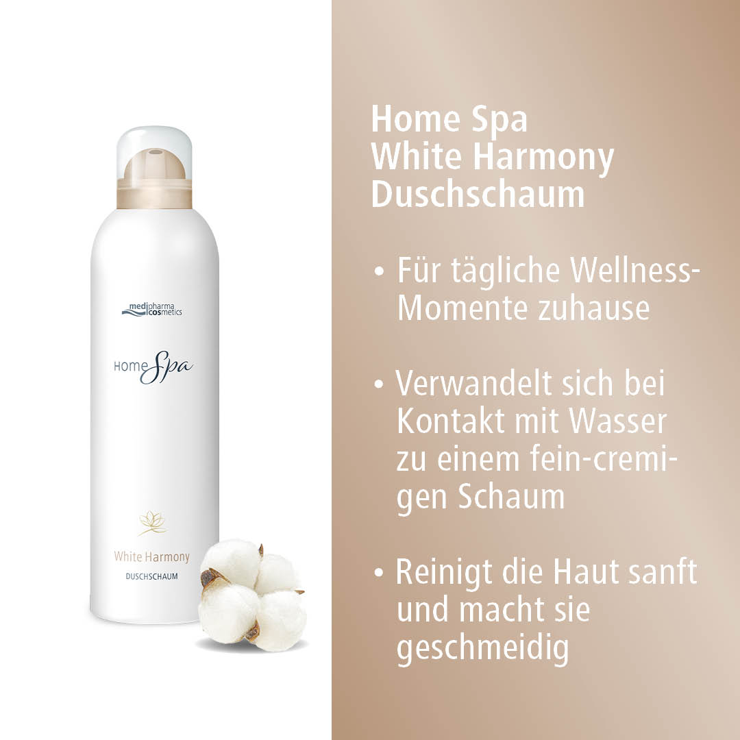 HOME SPA White Harmony Duschschaum