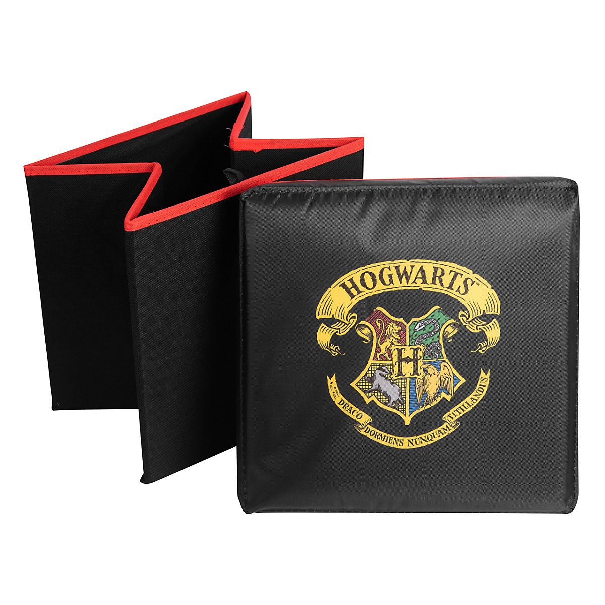 Harry Potter Aufbewahrungsbox mit Deckel - Hogwarts Spielzeugkiste ideal für Kallax Regal  28,5x28,5x28,5 cm Aufbewahrungsboxen