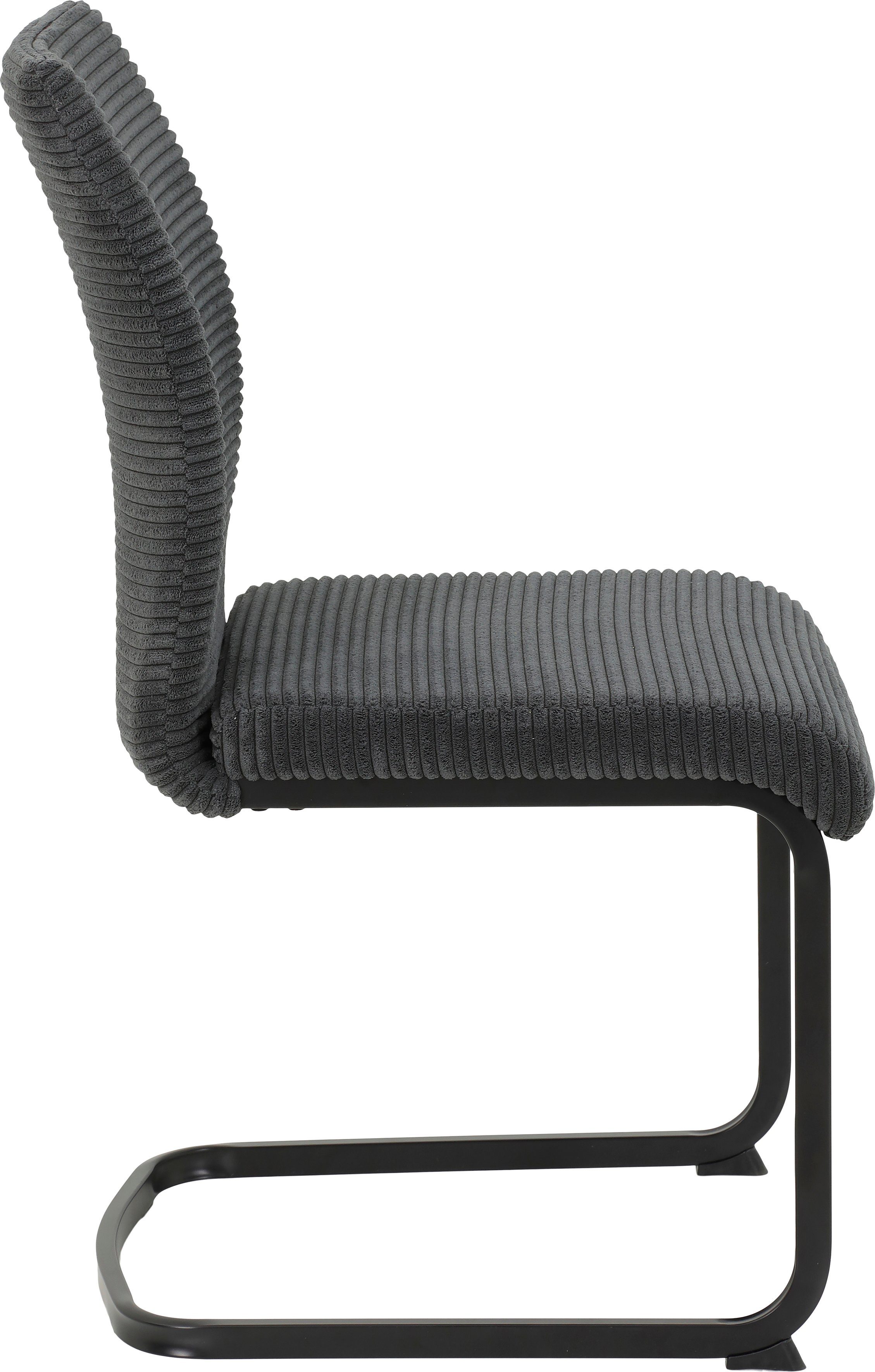 HELA Freischwinger FABIA (Set, 2 St), 120 Kg belastbar, Stoff in Breitcord, 2er und 4er Set