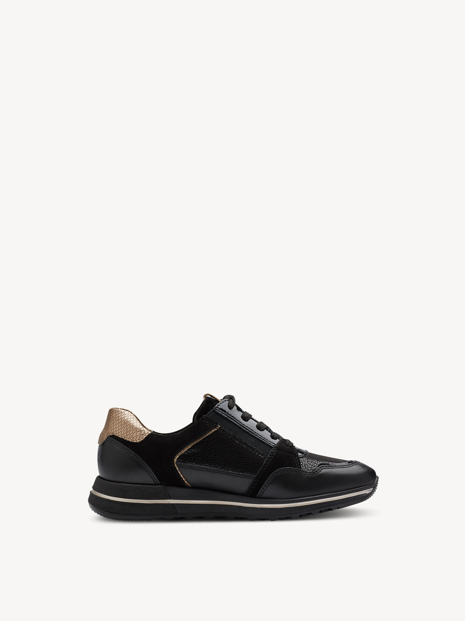 Basket en cuir - noir