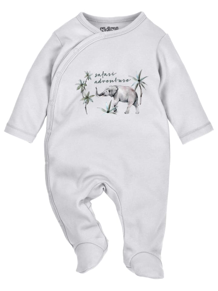 Nini Strampler Elefant in grau günstig kaufen