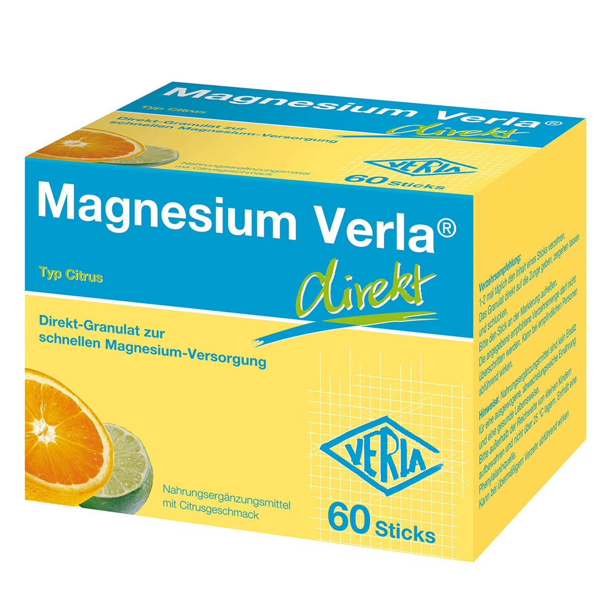 MAGNESIUM VERLA direkt Granulat Citrus