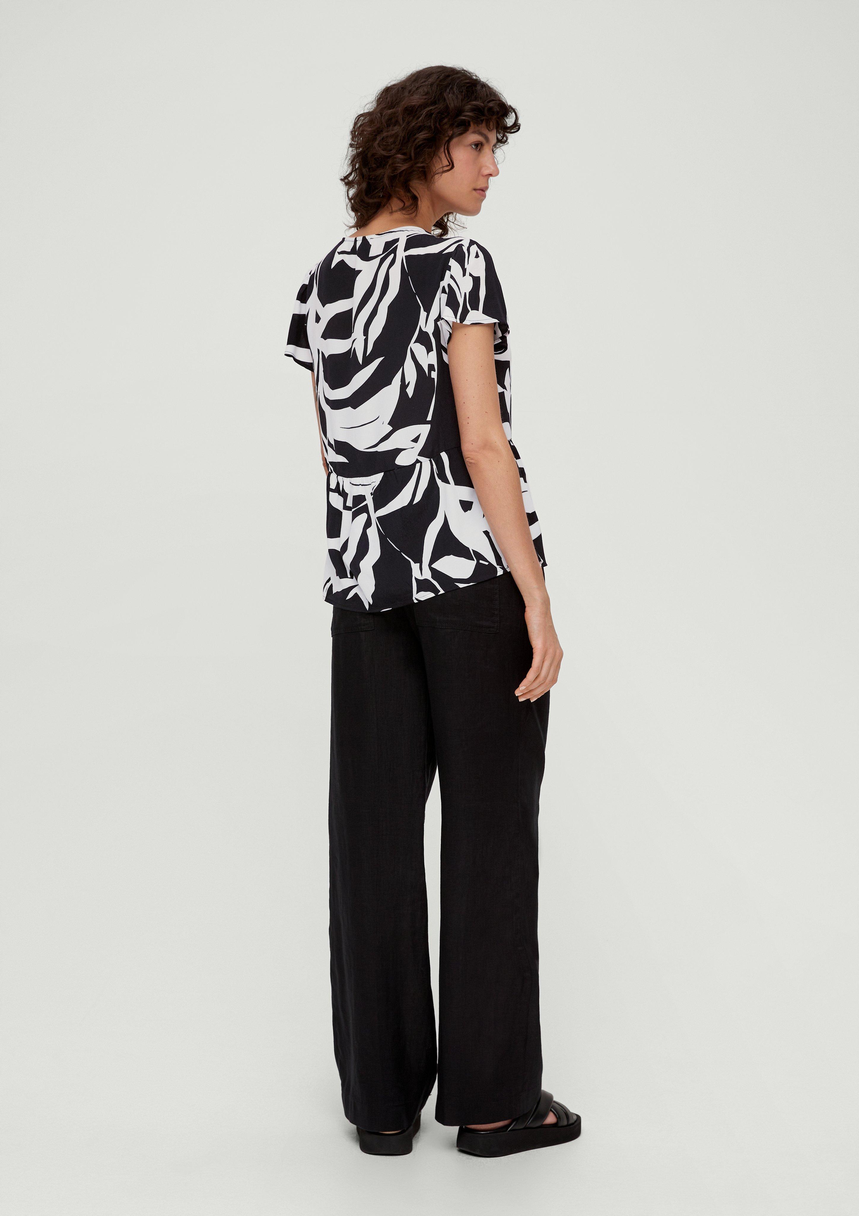 Bluse aus Viskose-Crêpe  2131914-99A3