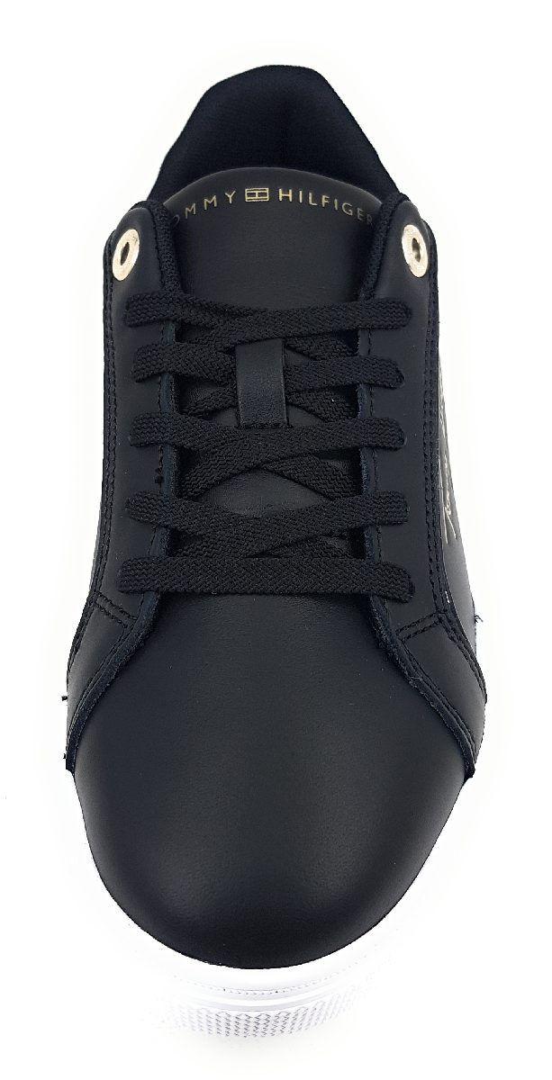 Tommy Hilfiger Signature Piping Sneaker FW0FW06870 Schwarz 0GM black/ patent