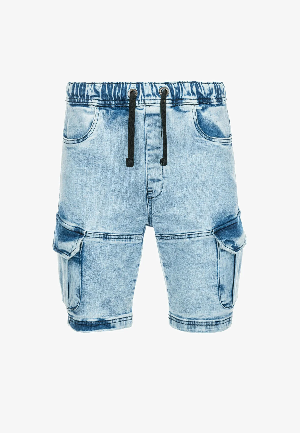 Pantalones cortos de mezclilla ombré