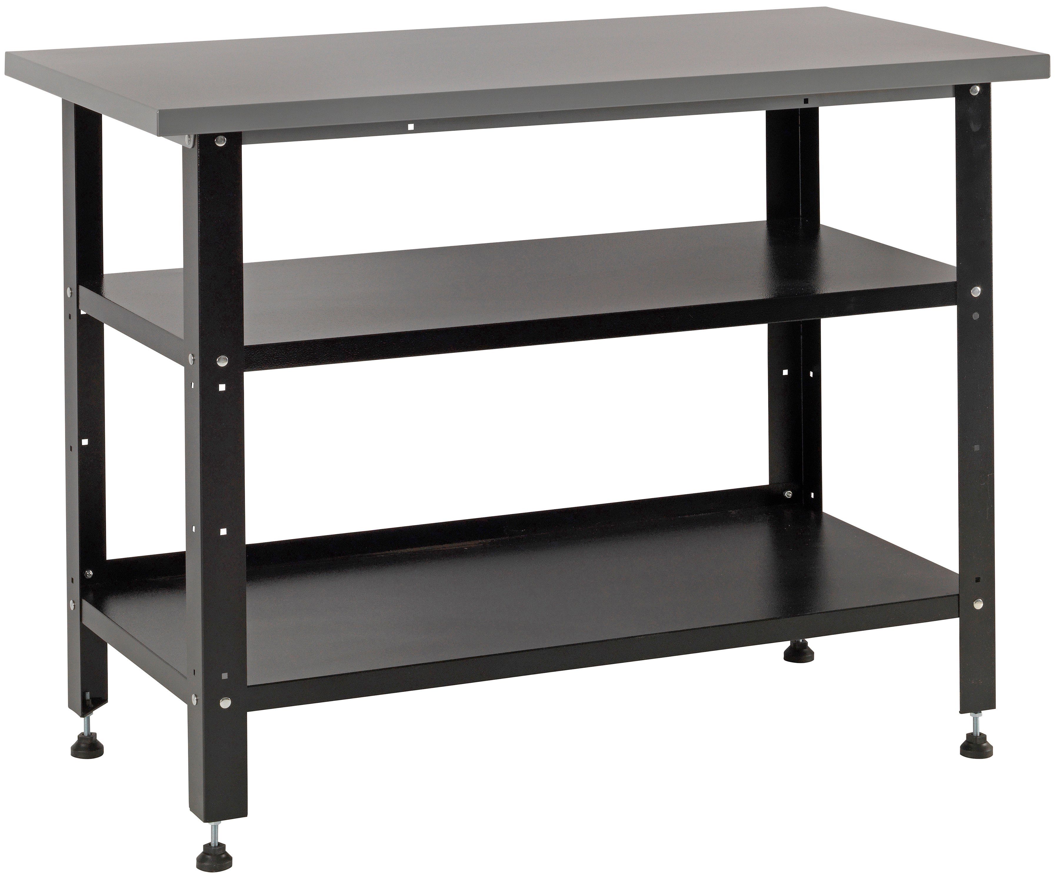 Profiwerk Werkbank Freiburg, Breite 110 cm, höhenverstellbar, robuste Arbeitsplatte