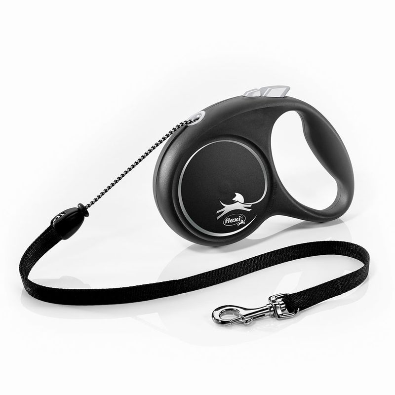 flexi Black Design Seil-Leine schwarz - 5 m
