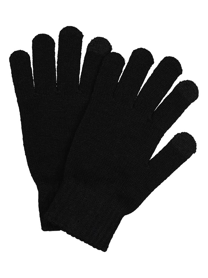 Jack & Jones 2tlg. Set: Beanie und Handschuhe in Schwarz günstig kaufen onesize