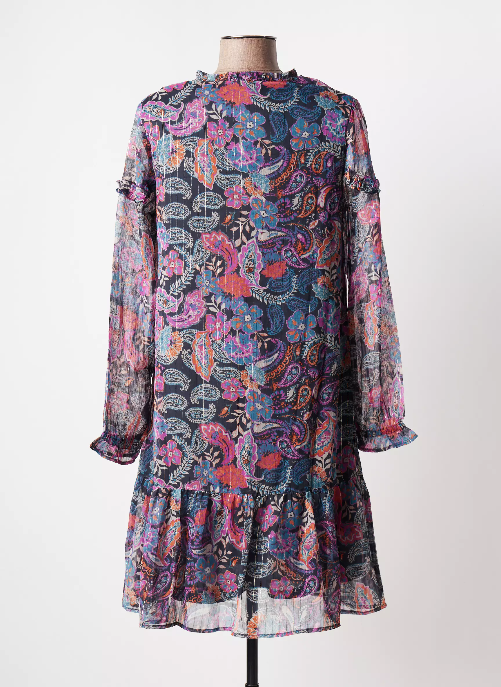 Blancheporte Robes Mi Longues Femme couleur bleu
