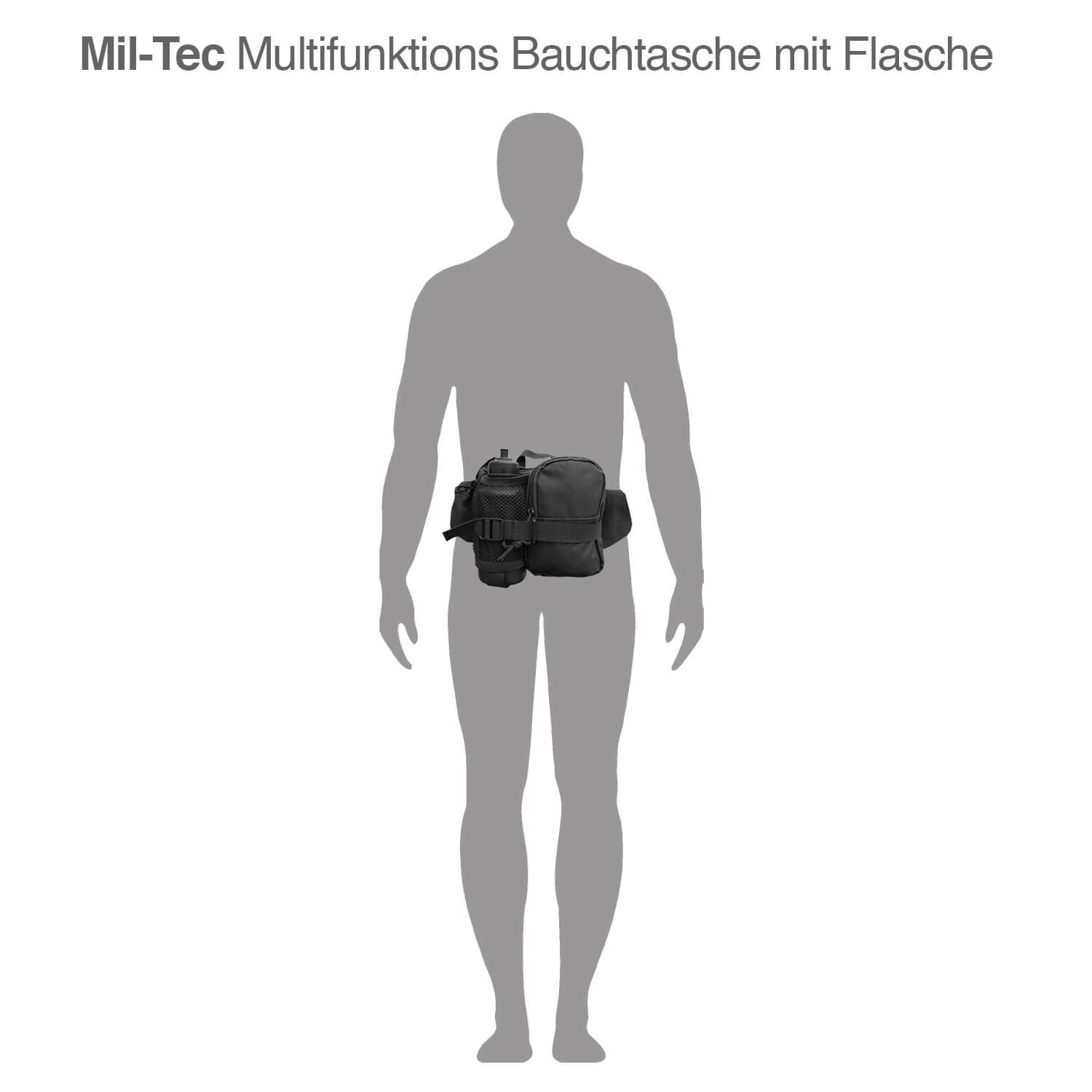 Multifunktions Bauchtasche m. Flasche