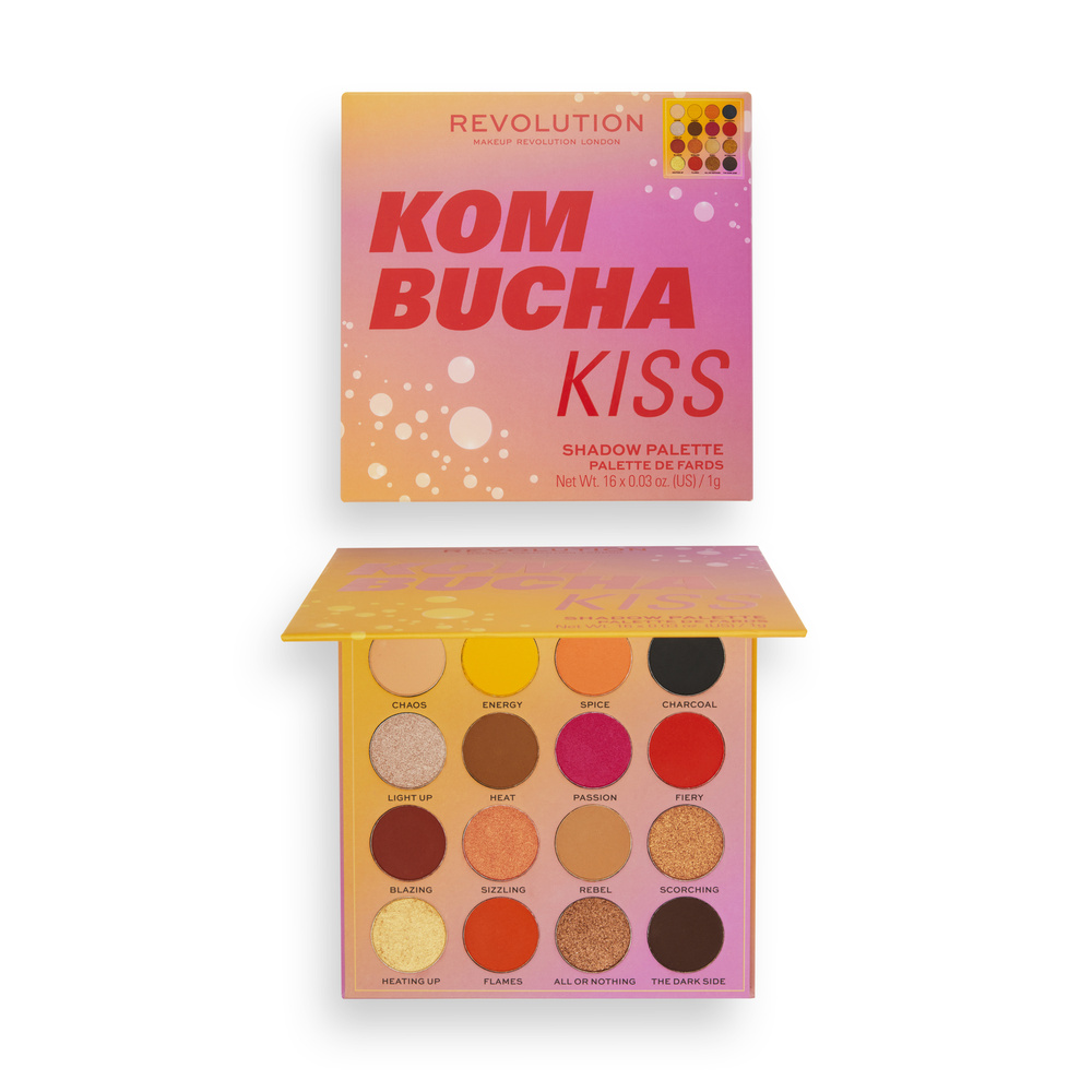 Revolution Revolution Hot Shot Shadow Kombucha Kiss Palette Fard à paupières