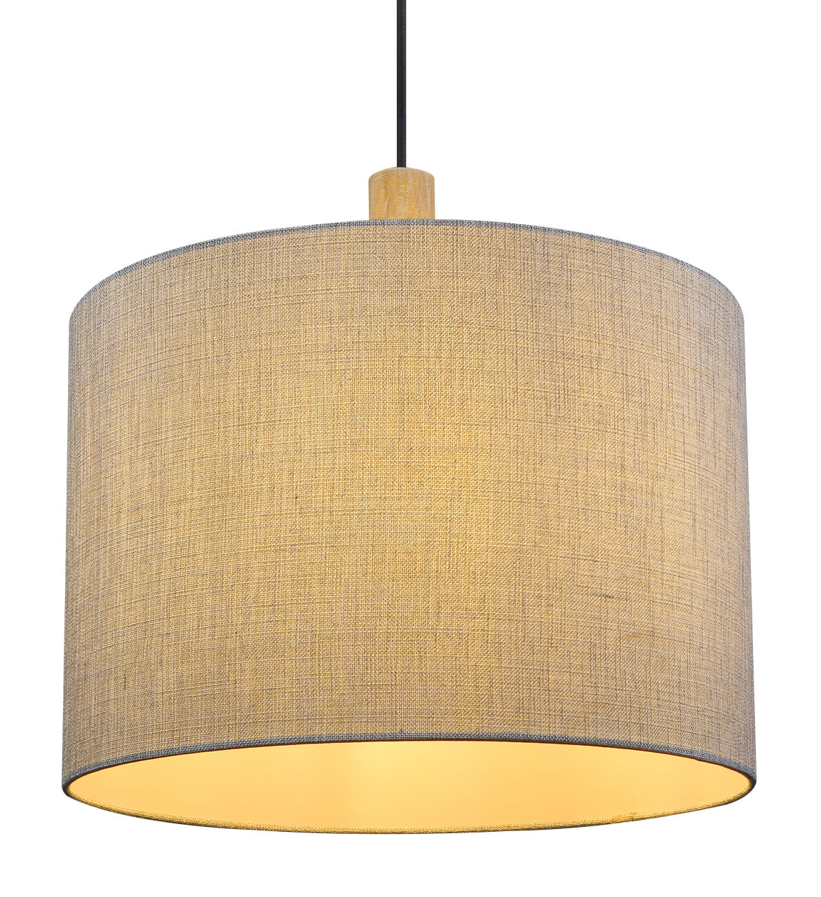 Globo Lighting - ROGER - Hängeleuchte Metall schwarz matt, 1x E27