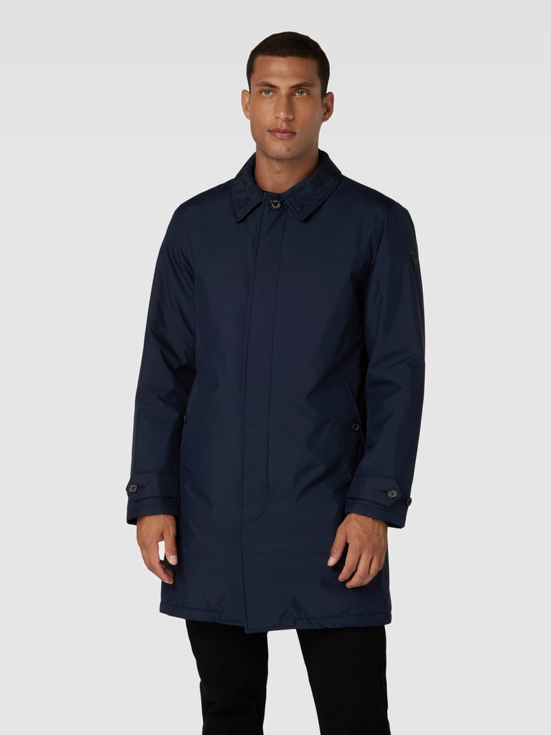 Jacke mit Umlegekragen in marineblau