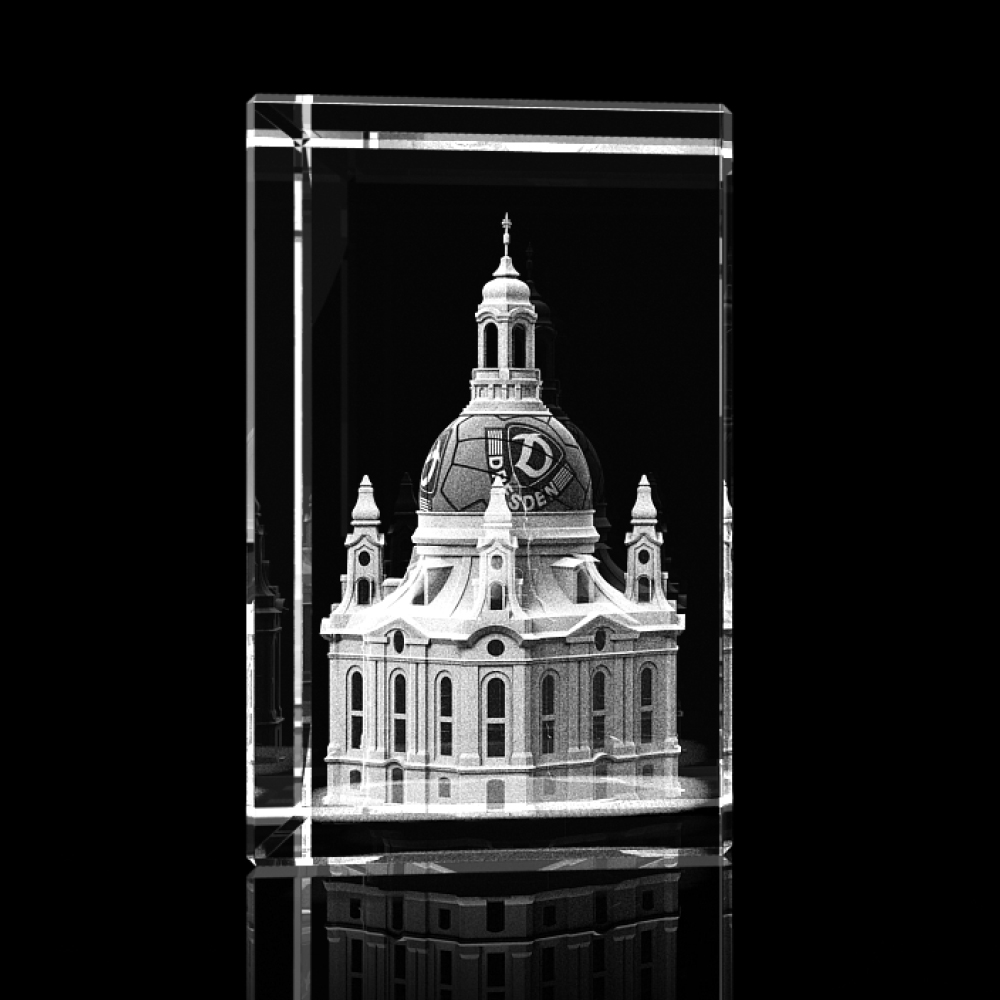 Glasquader Frauenkirche