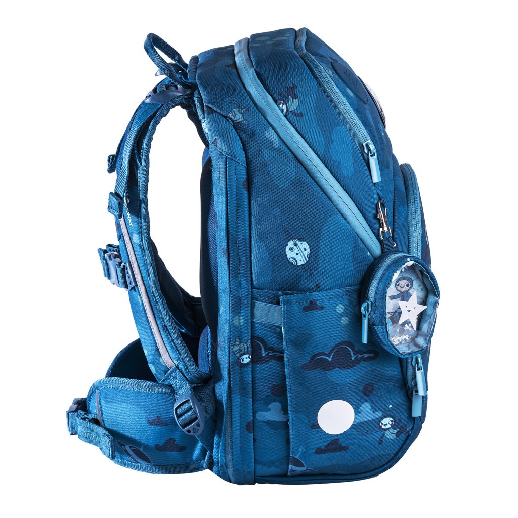 Frii of Norway Ergonomischer Schulrucksack Expand 20-25l Ninja Blue