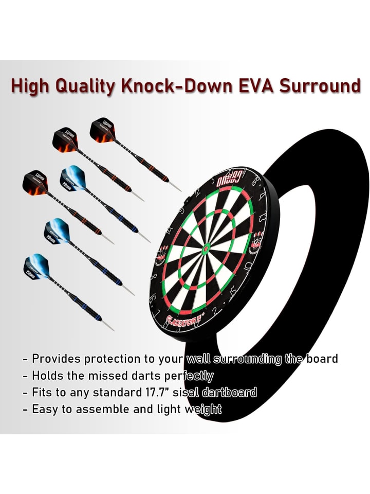 COFI 1453 Dartscheibe mit 6 Dartpfeile in Mehrfarbig günstig kaufen onesize