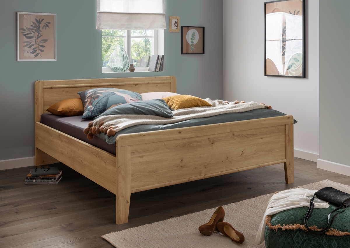 Bett Mainau Eiche 180 x 200 cm