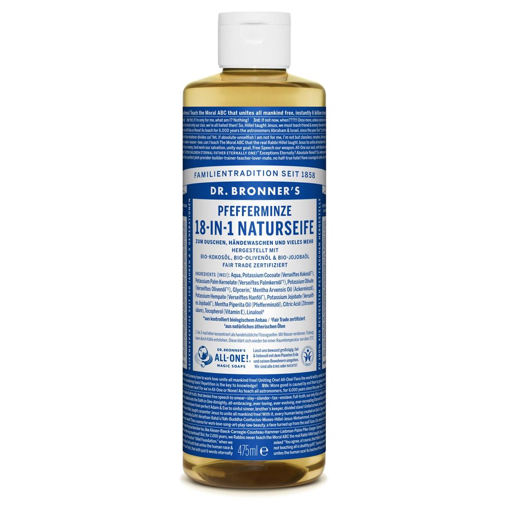 Pfefferminze - 18in1 Naturseife 475ml