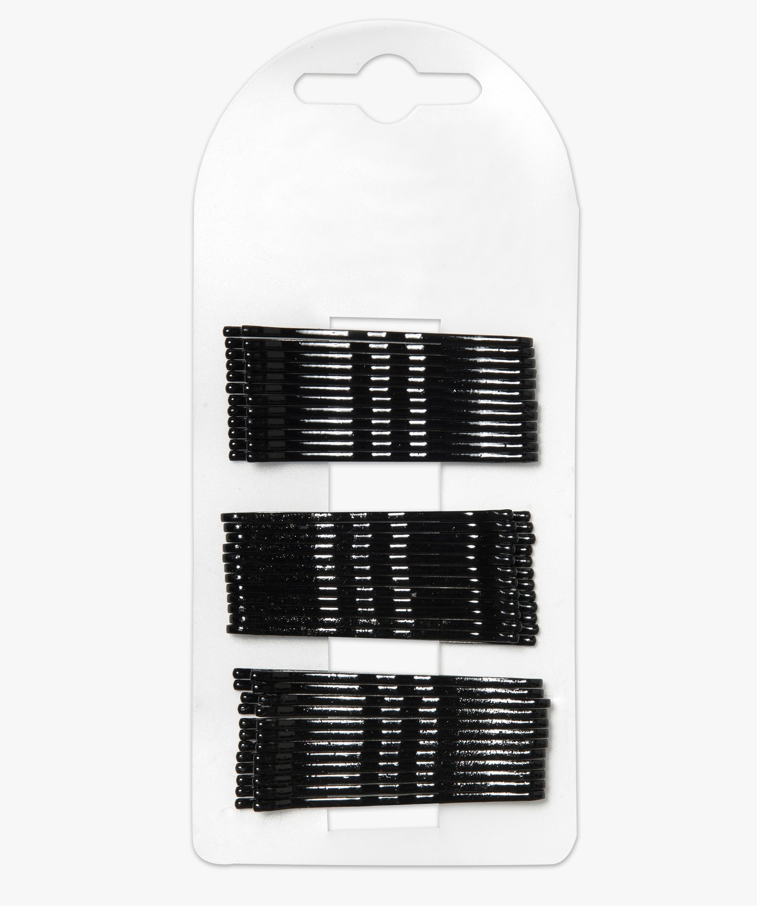 Pinces à cheveux plates (lot de 36) noir | GEMO