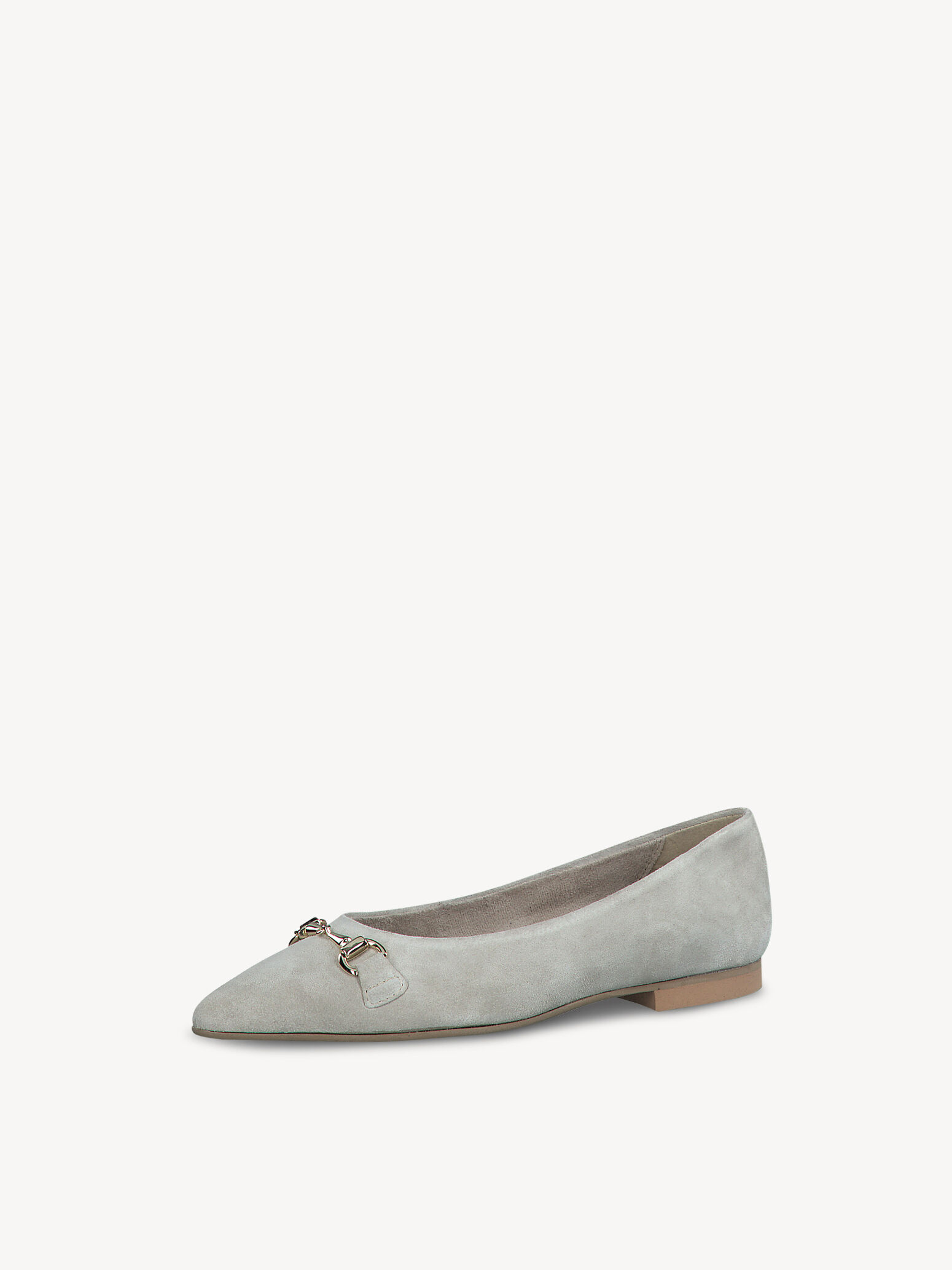 Ballerine en cuir - beige