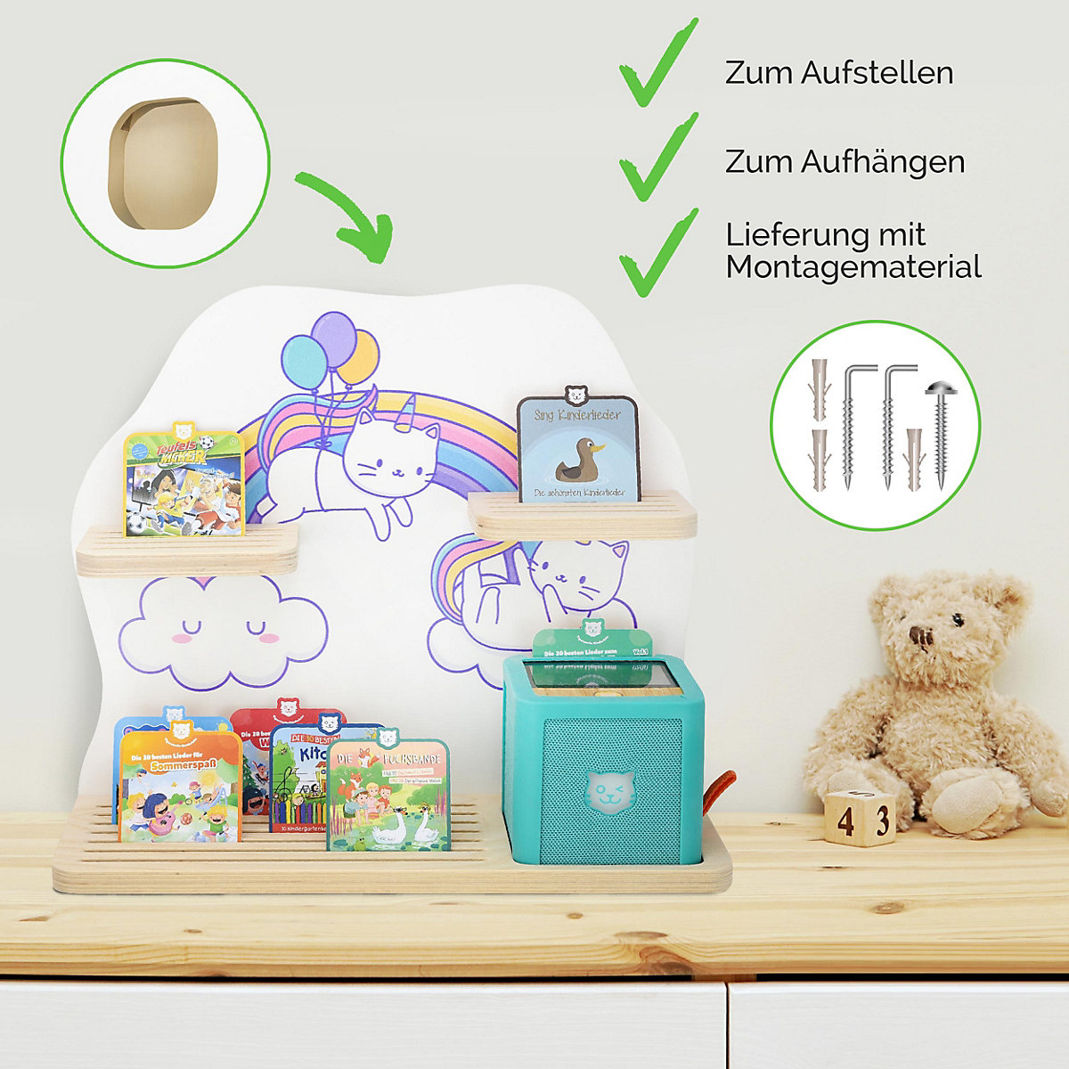 Regal für Musikbox 