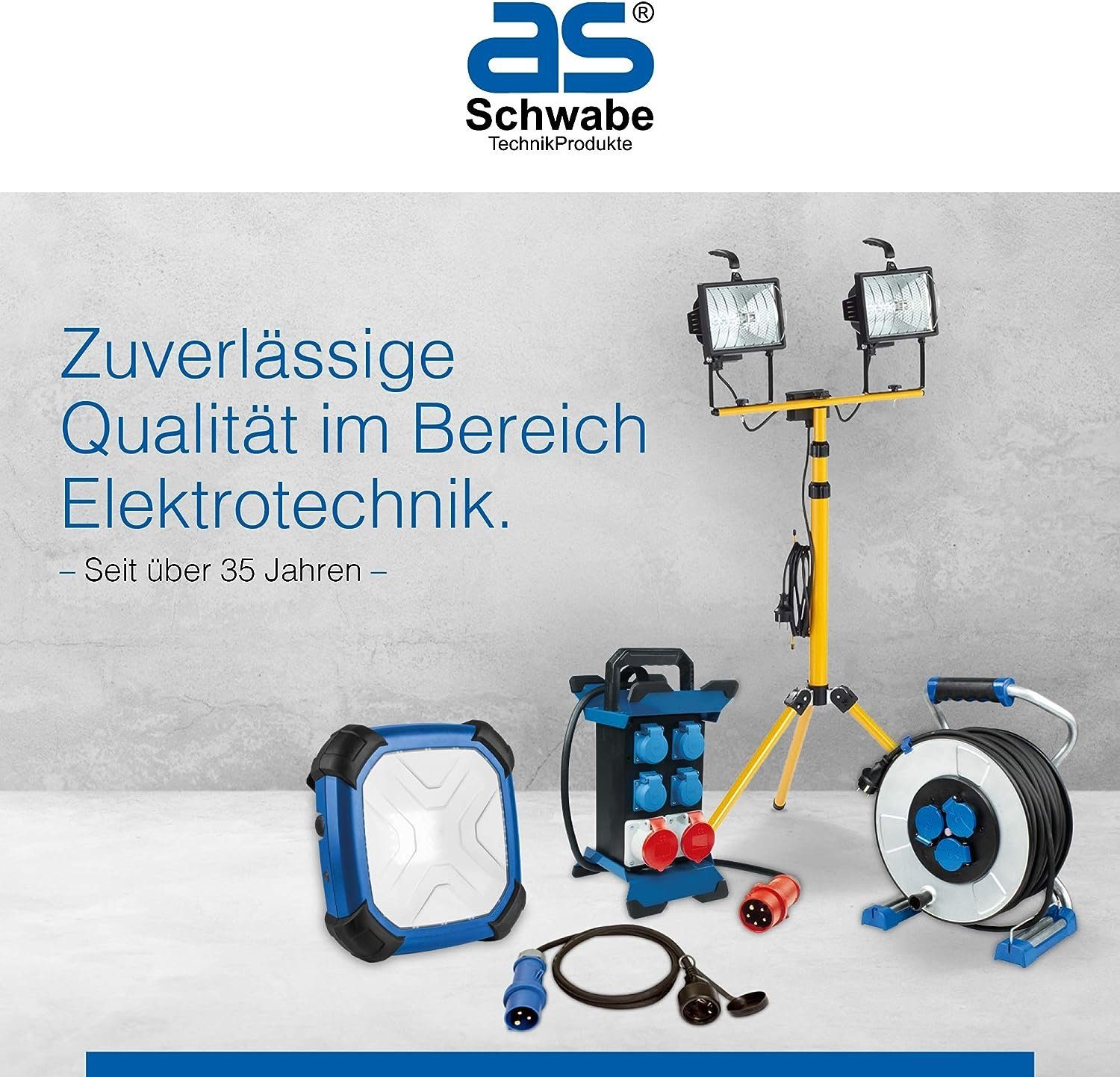as Schwabe 10-fach Steckdosenleiste Steckerleiste Mehrfachsteckdose Aluminium Steckdosenleiste 10-fach (Ein- / Ausschalter, Schalterbeleuchtung, Überspannungsschutz, Kabellänge 1.5 m), Mehrfachsteckdose, mit erhöhtem Berührungsschutz, 230 V, 16 A