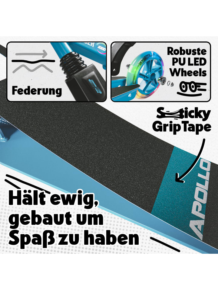 Apollo LED City Roller mit Federung 