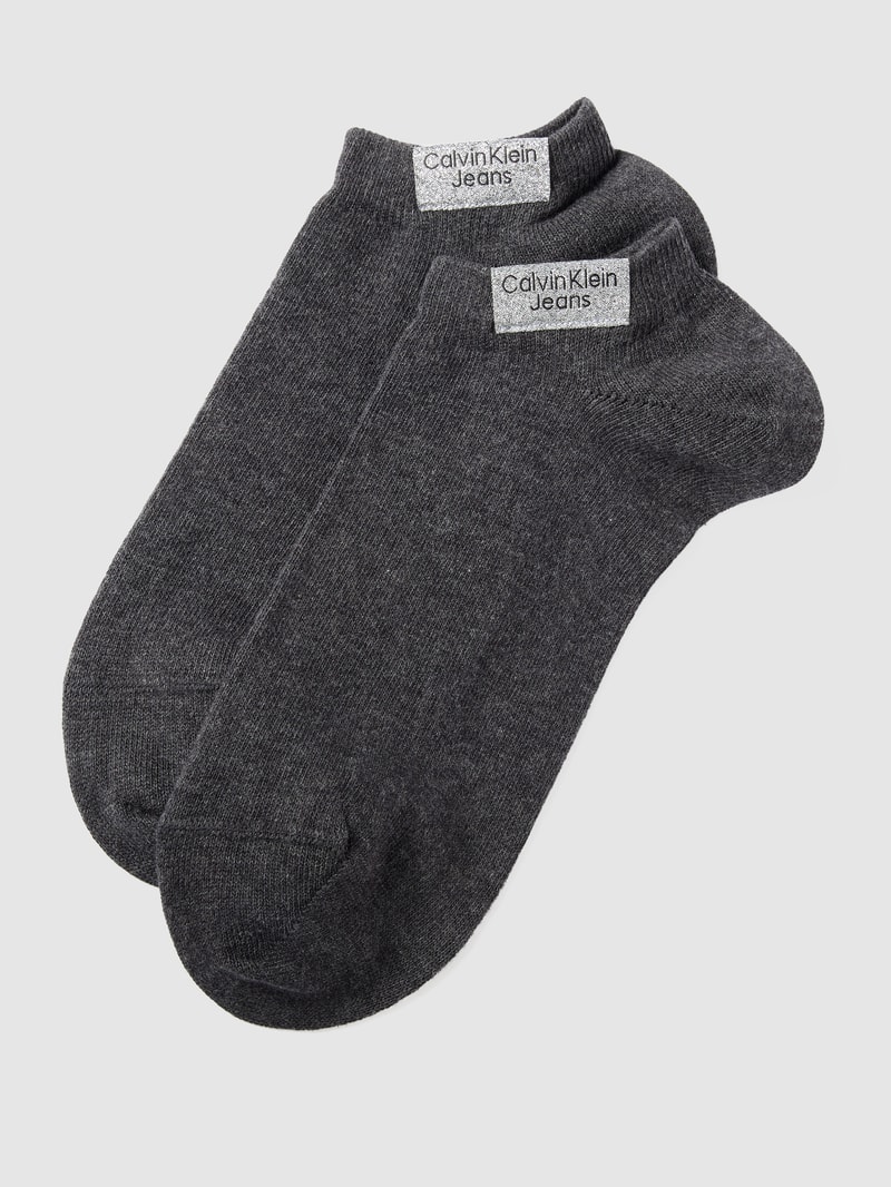 Sneakersocken mit Bio-Baumwoll-Anteil in dunkelgrau