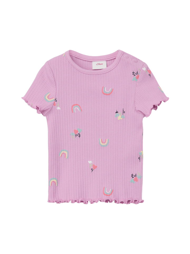 s.Oliver T-Shirt kurzarm in Pink günstig kaufen