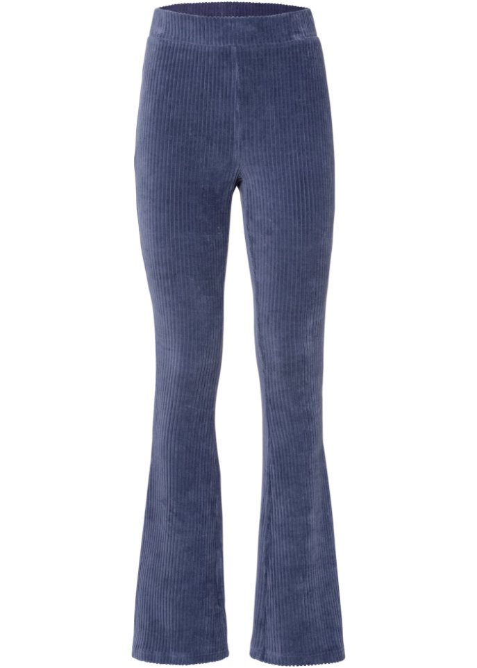 Ausgestellte Leggings in Cordoptik