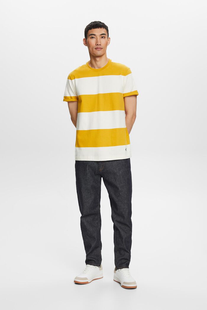 Gestreiftes Logo-T-Shirt