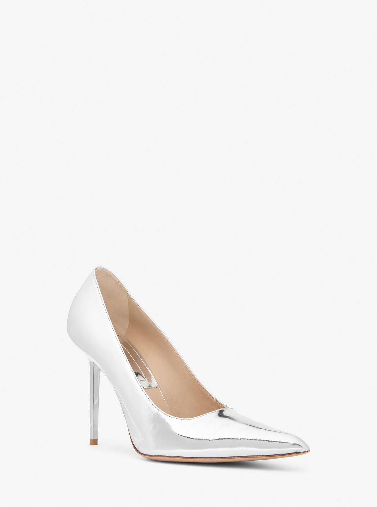 Décolleté Winona Specchio in pelle - ARGENTO