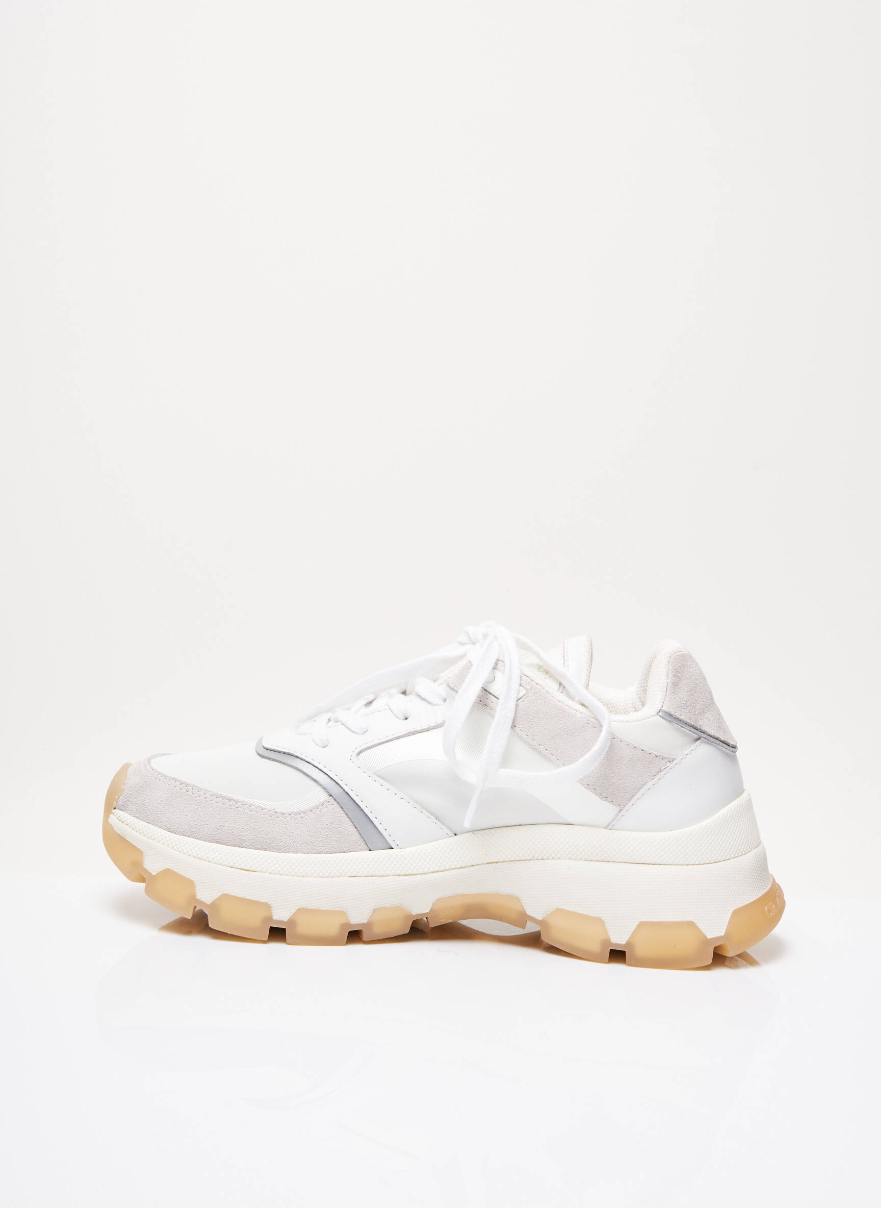 Crime London Baskets Femme couleur beige