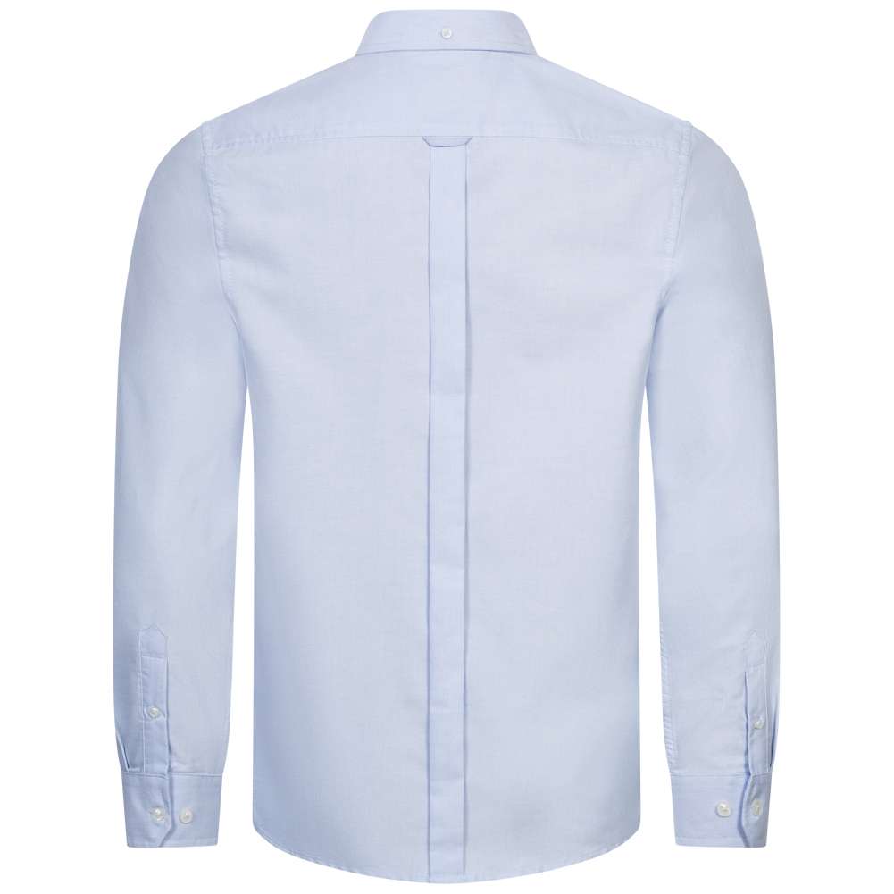 BEN SHERMAN Oxford Herren Langarm Hemd 0076260-SKY