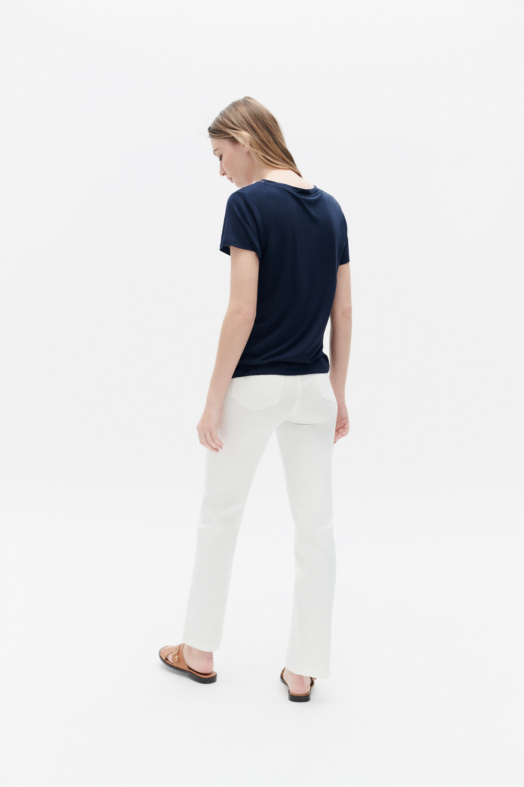 t-shirt taylor bleu marine femme