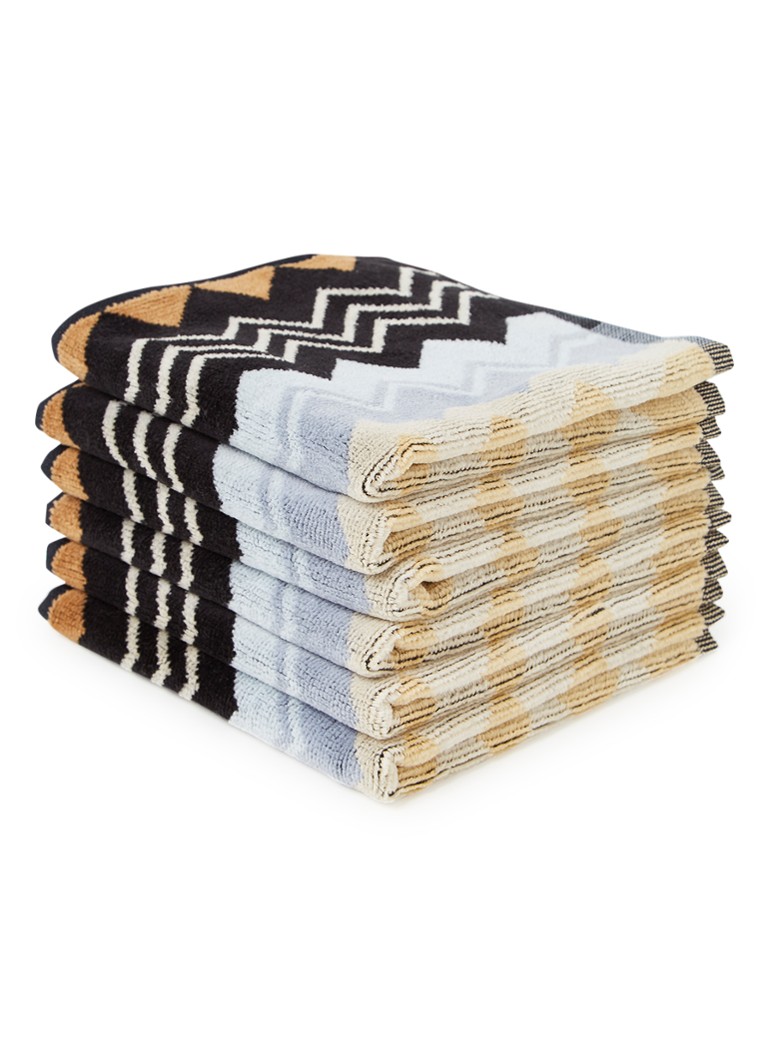 Set di 6 asciugamani per ospiti Missoni Giacomo - 30 x 30 cm
