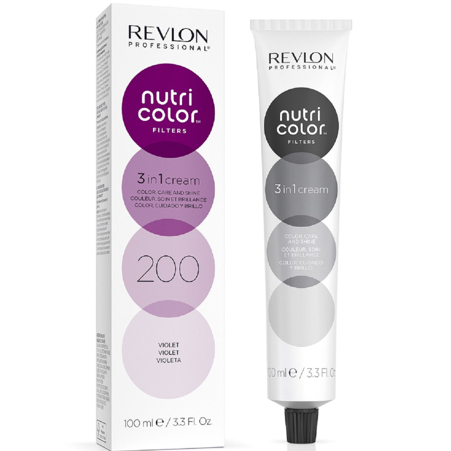 revlon professional Soin Repigmentant 200 Violet NUTRICOLOR - Cheveux Colorés - 100 ml