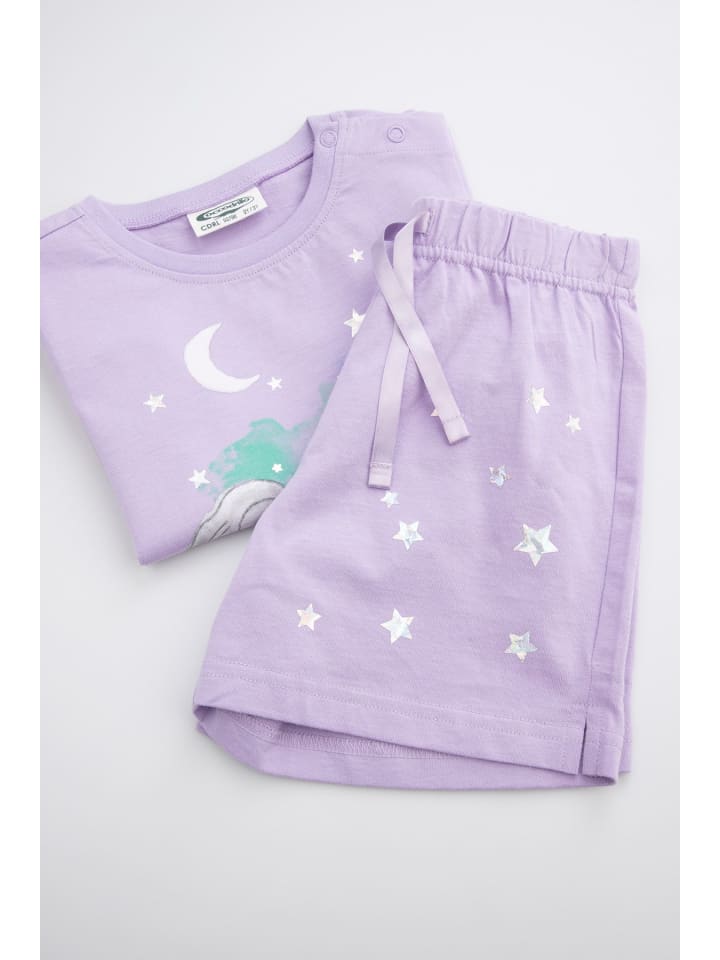 Coccodrillo Mädchenpyjama in violett günstig kaufen