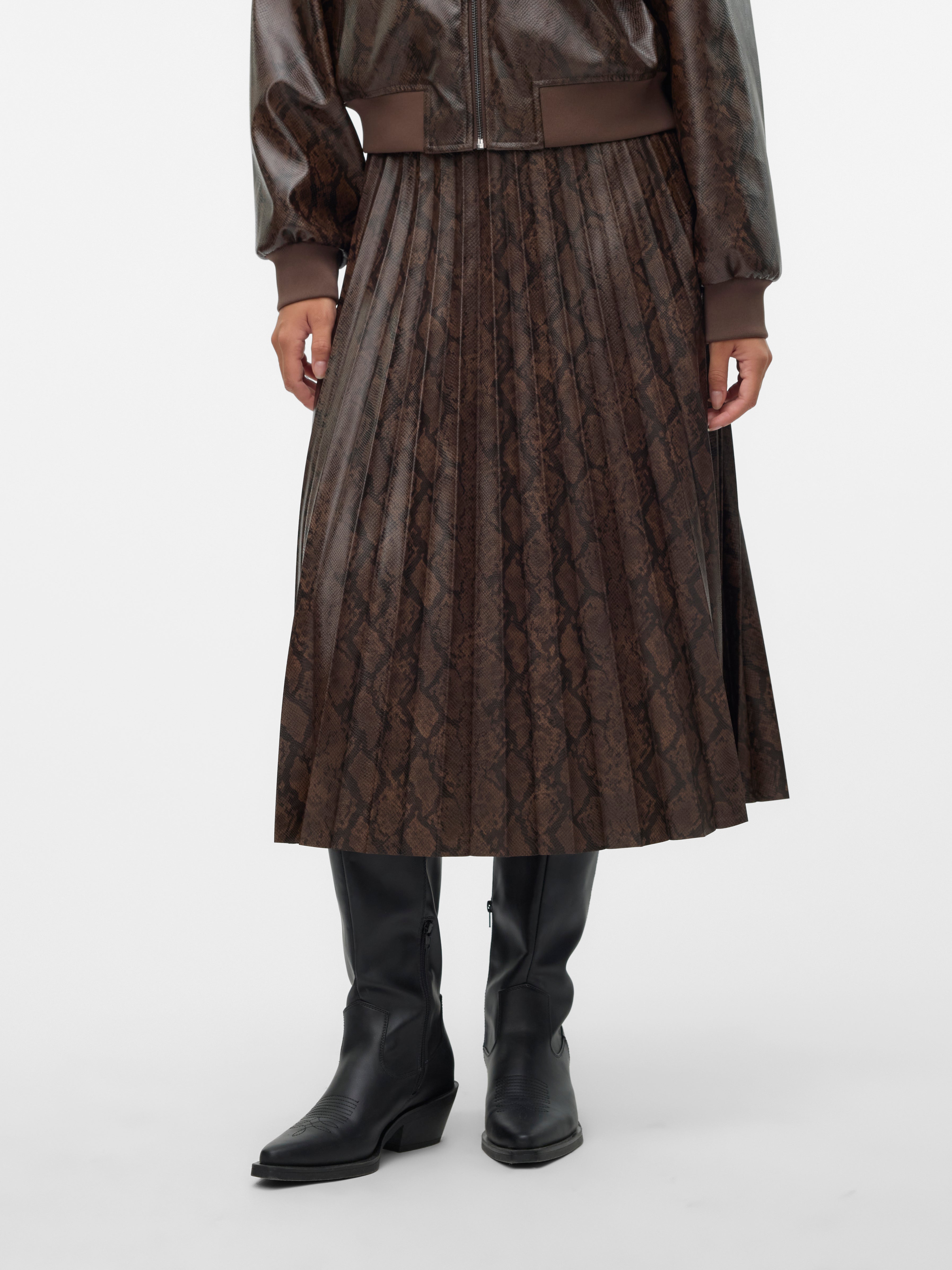 VMNITA Hohe Taille Midirock