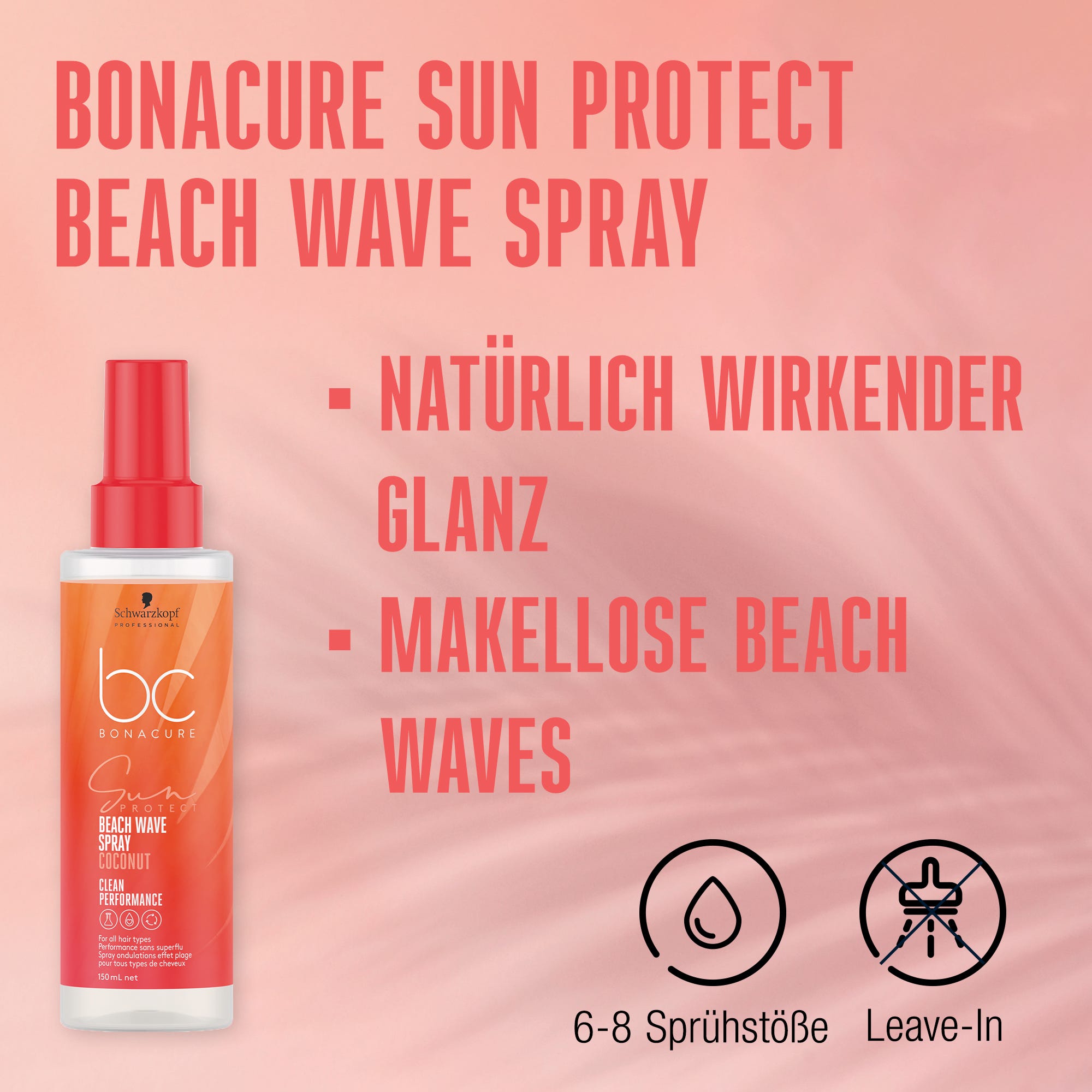 Schwarzkopf BC Bonacure Sun Protect Beach Waves Spray 150 ml