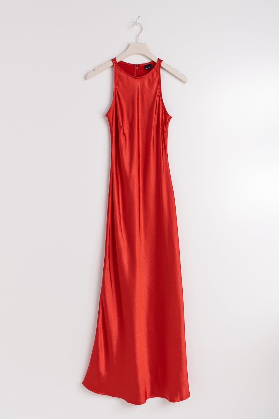 Maxi satin dress
