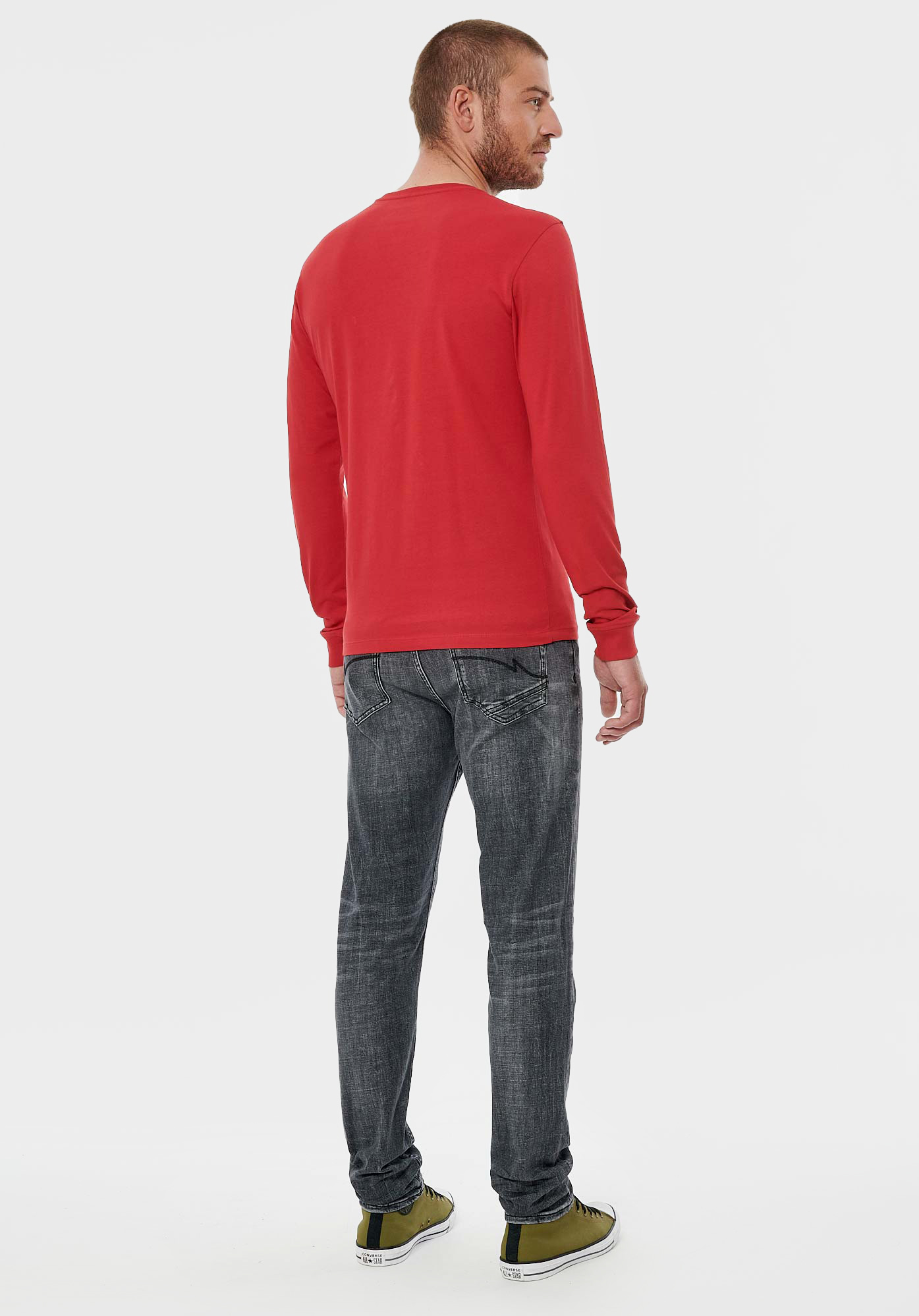 TARK   T-shirt rouge homme