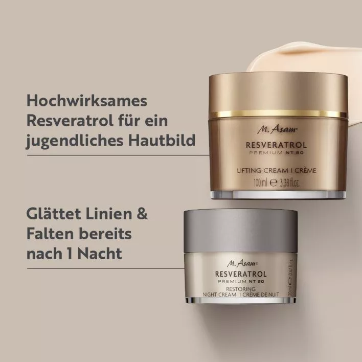 RESVERATROL PREMIUM NT50 Liftendes Tages und Nachtcreme Set